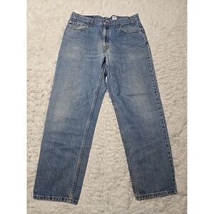 Levis 550 Jeans Men's 36x30 Blue Denim Medium Wash Relaxed Fit Casual Faded‎